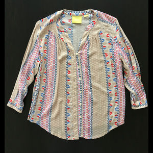 Anthro "Sunset District Buttondown" by Maeve XS